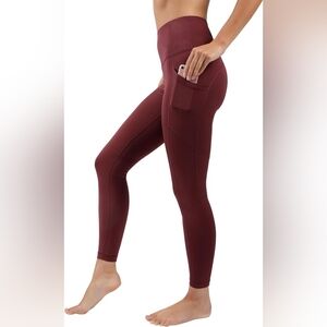 Maroon Athletic Leggings